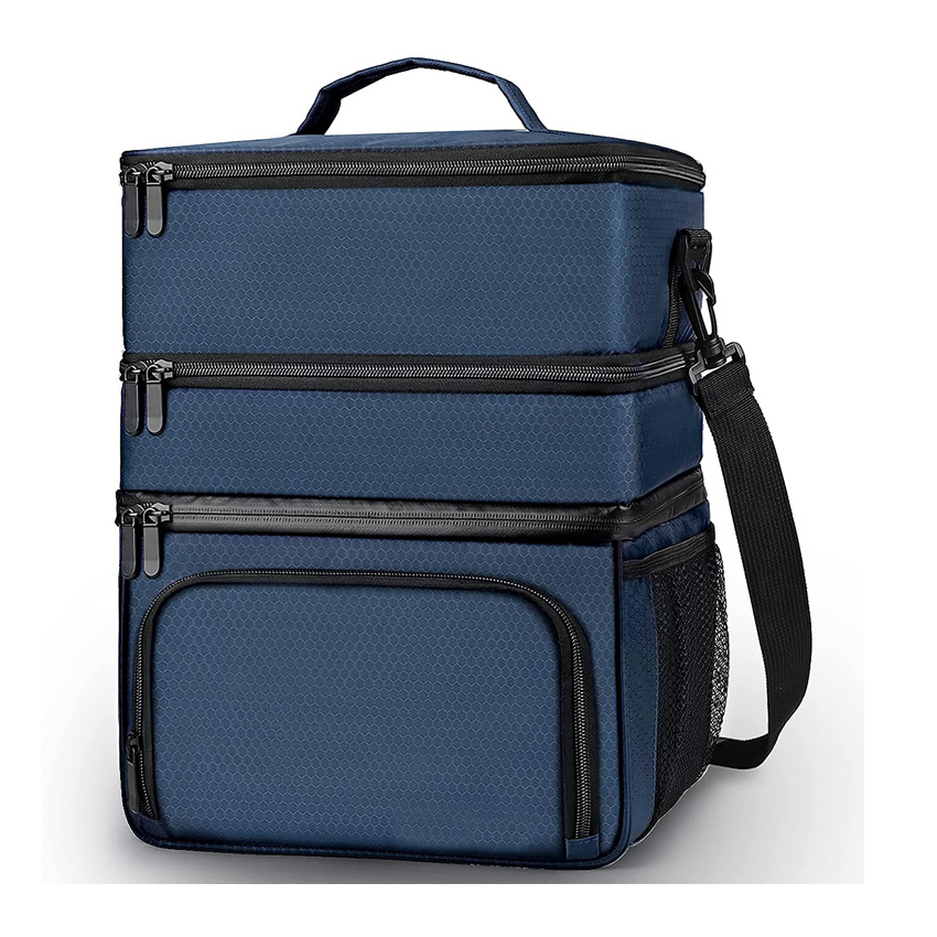 Large Insulated Food Delivery Bag Ice Cooler Bag Cool Box Leisure Picnic Bag