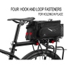 Bike Trunk Bag Bicycle Rack Rear Carrier Bag Commuter Luggage Pannier with Rain Cover Cycling Bag