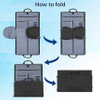 Convertible Garment Bag with Shoulder Strap, Shoes Compartment, Carry on Travel Suit Bags, 2 in 1 Garment Duffle Bag for Men Women Garment Bag