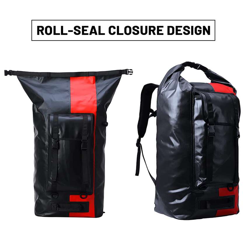 Extra Large Waterproof Gear Backpack Roll Top Dry Bags Duffel for Kayaking Hiking Camping