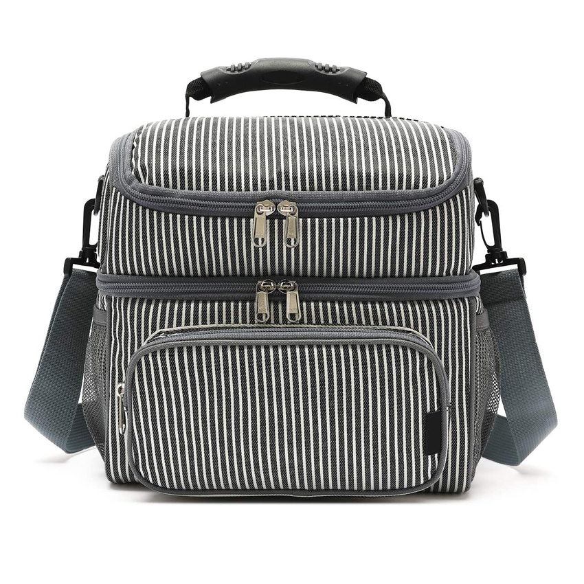 Multifunctional Beach Picnic Bag Ice Cooler Bag Fashion Tote Lunch Bag