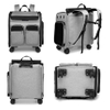Storage Pockets Pet Travel Carrier Removable Rolling Pet Backpack for Dogs Cats