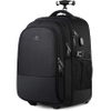 Large Rolling Backpack for Men Women Water Resistant Business Travel Carry on Wheeled Durable Roller College School Computer Bookbag Fits 15.6 Inch Laptop Trav