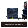 Heavy Duty Hitch Mount Cargo Carrier Roomy Durable Tarpaulin Roof Cargo Carrier Bag