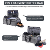 Carry on 2 in 1 Weekender Suit Bag for Men Women Convertible Garment Bag for Travel Business