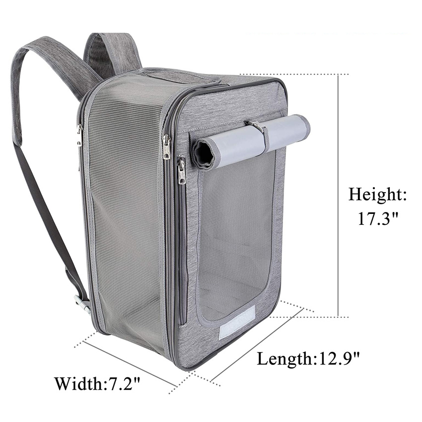 Dog Carrier Backpacks Soft-Sided Pet Travel Carrier Airline Approved Breathable Cat Bag