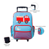 Kids Rolling Suitcase Children Carry-on Luggage Trolley Bag School & Overnight Travel Bag