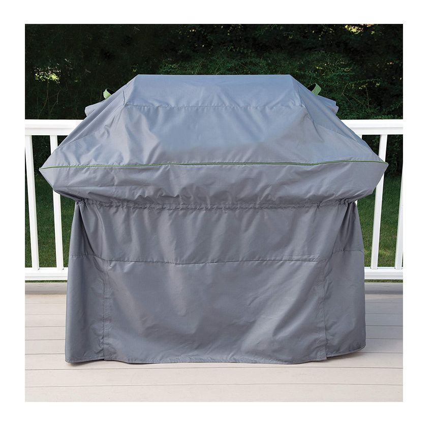 Premium Lightweight Grill Cover Grey Family Outdoor Picnic Barbecue Rack Cover