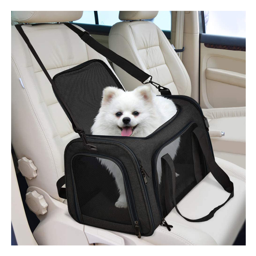 Dog Travel Bag Pet Carrier Bag Pet Cage Durable Dog Bed Collapsible Puppy Carrier