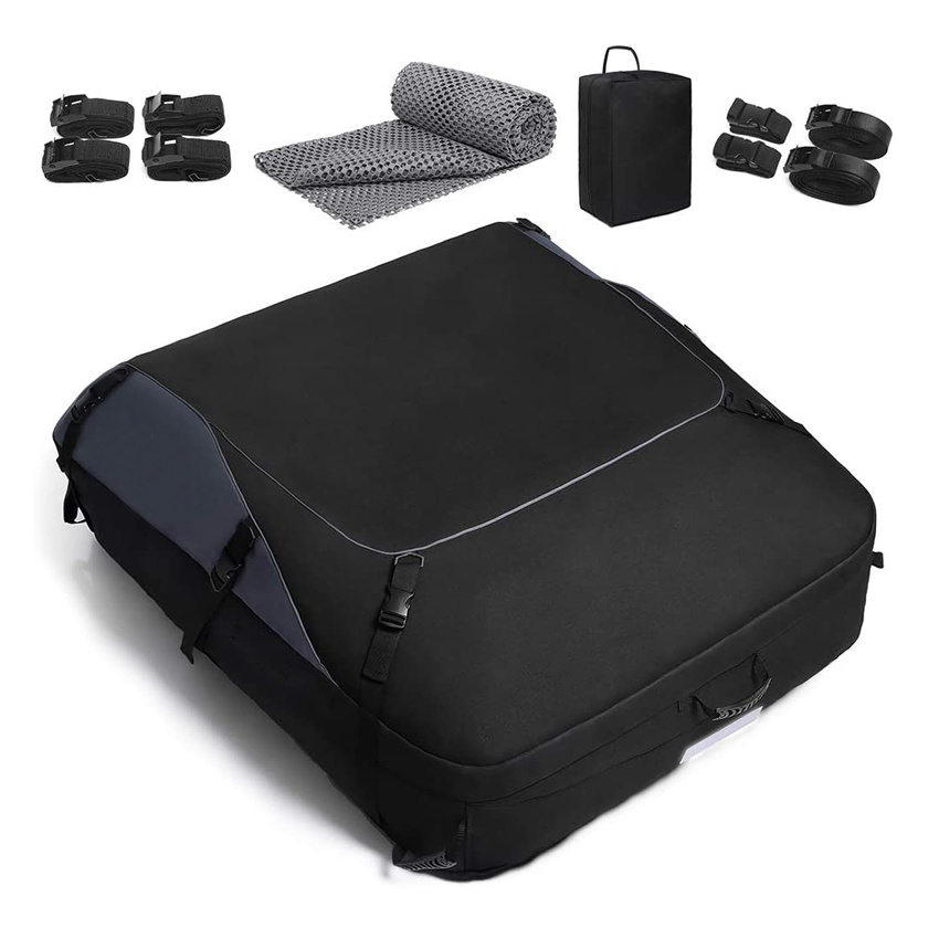 Thickened Waterproof Duty Car Roof Top Carrier Cargo Roof Bag Travel Luggage Bags
