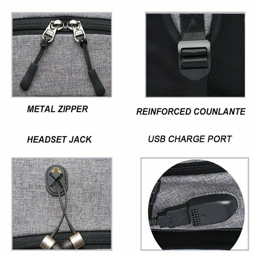 Basketball Backpack USB Charge Schoolbag Lightweight Daypack for Travel Hiking Cycling