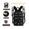 Basketball Backpack USB Charge Schoolbag Lightweight Daypack for Travel Hiking Cycling
