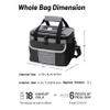 Lightweight Portable Insulated Lunch Bag Waterproof Picnic Tote Bag Food Delivery Bag