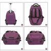 Multifunctional Business Trolley Luggage Backpack Water Resistant Rolling Bag