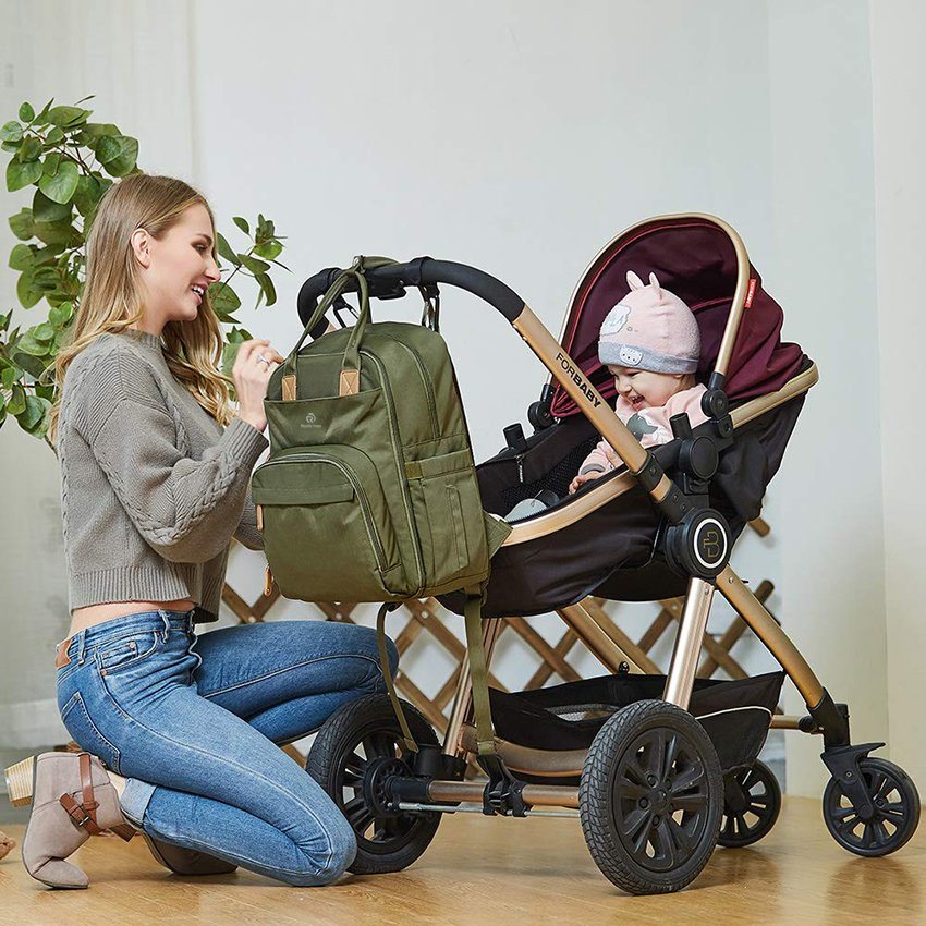Large Capacity Multifunction Travel Back Pack Maternity Baby Changing Bags Waterproof and Stylish Baby Mummy Diaper Bag