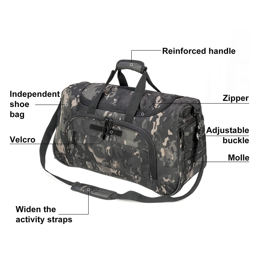 Gym Bag Tactical Duffle Bag Military Travel Work out Bags Sports Bag