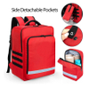 Emergency Medical Backpack Empty EMT Camping Molle Bag with Detachable Side Pocket