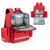 Emergency Medical Backpack Empty EMT Camping Molle Bag with Detachable Side Pocket