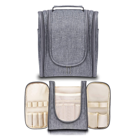 Hanging Makeup Bags Travel Toiletry Bag with Elastic Band Holders