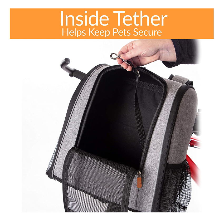 Pet Products Travel Bike Backpack for Pets Portable Pet Bicycle Bag Dog Cage