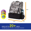 with 20+ Disc Capacity Carry Golf Bag for Disc Golf Starter Set Two Side Storage Pockets Disc Golf Backpack Bag