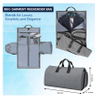 Convertible Garment Bag with Shoulder Strap Carry on Travel Suit Bags Casual Fashion Bag