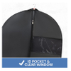 Portable Moving Garment Bags for Hanging Clothes with Large Capacity Practical Gusseted Suit Bags