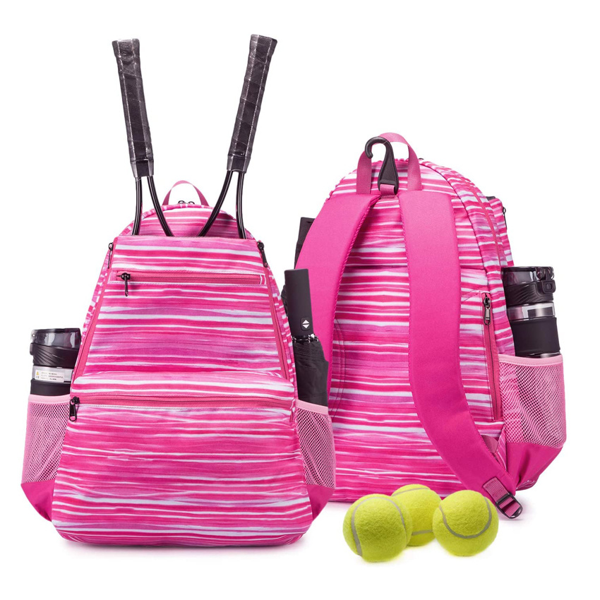 Women Racket Bags Outdoor Tennis Bag Large Capacity Gym Bag Student Travel Bag