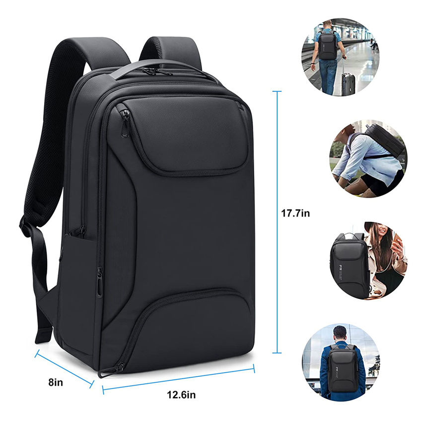 Functional Weekend Travel Work College Laptop Backpack Men Casual Computer Bag