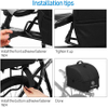 Waterproof Cycling Rear Seat Bag Bike Trunk Cargo Pack Bike Rack Bag