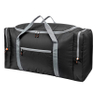 Foldable Travel Duffel Bags for Men Large Lightweight Water-Resistant Black Tote Bag
