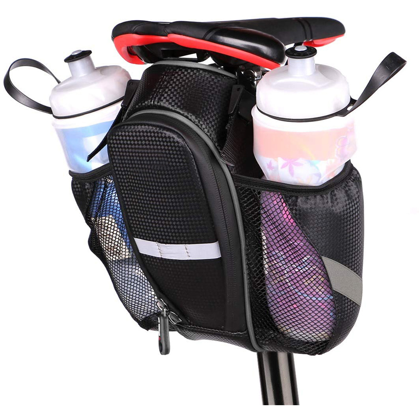 Mountain Road Bike Bag Waterproof Bike Seat Bag Pouch Water Bottle Holder Bicycle Saddle Bag