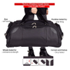 Luggage Travel Bag Wheeled Holdall Pull or Drag Trolley Handle Wheeled Bag