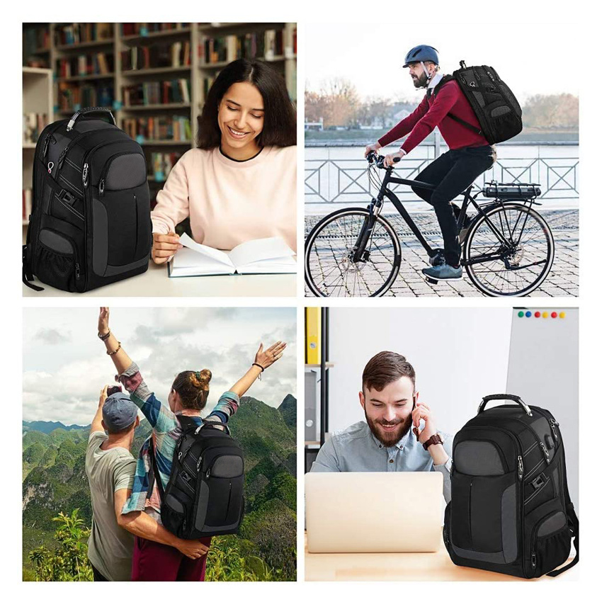 Extra Large Business Computer Bag Durable Travel College School Laptop Backpack