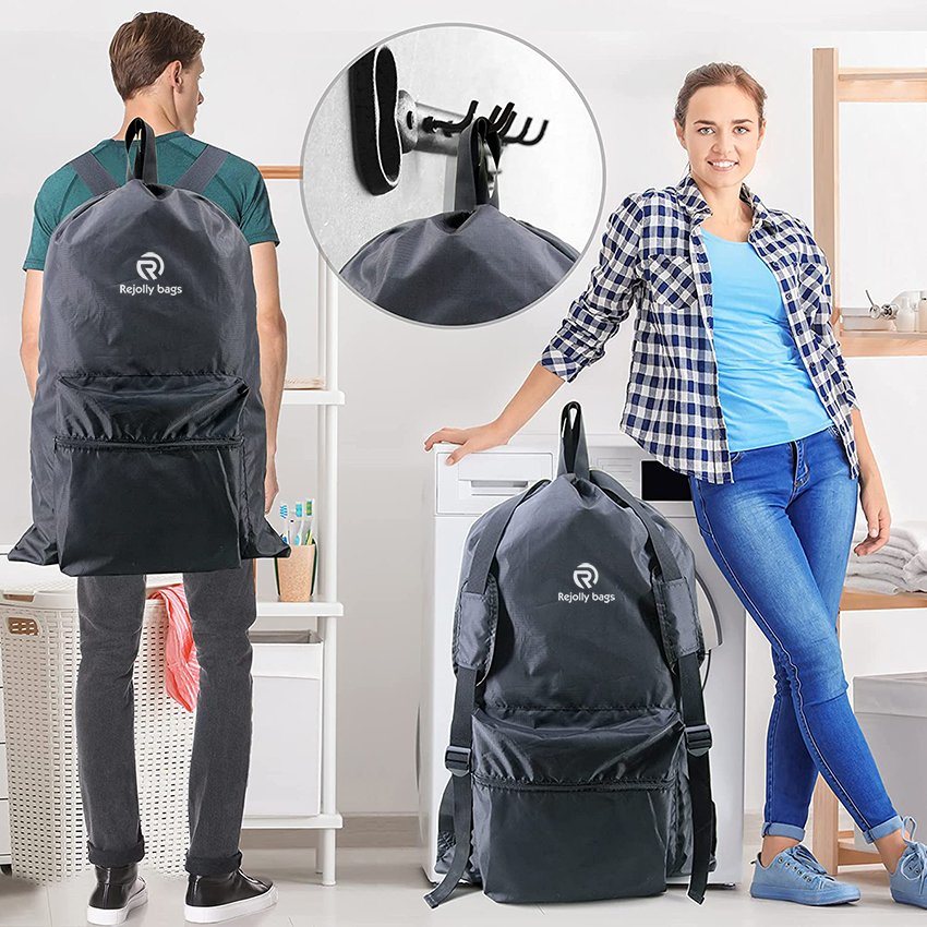 Extra Large Heavy Duty Duffel Bag with Adjustable Shoulder Strap and Pocket for Dorm Travel Waterproof Laundry Bag