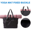 Large Shoulder Bag Top Handle Handbag with Yoga Mat Buckle for Gym, Work, School Tote Bag