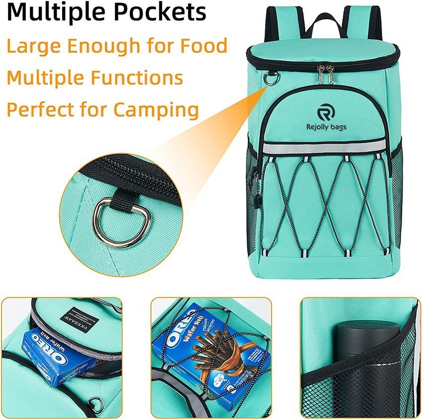 Cooler Backpack 26 Cans Insulated Leak Proof for Women Men Beach Camping Picnic Fishing Hiking Lunch Waterproof Cover Backpack