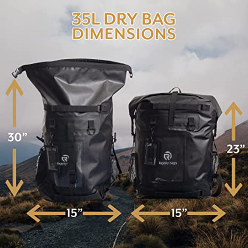 Outdoor Durable Waterproof Dry Backpack for Kayaking, Fishing, Boating, Skating Bag