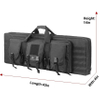Military Style Double Rifle Bag Outdoor Tactical Carbine Cases Water Dust Resistant Case for Hunting Shooting Range Sports Storage and Transport Bag
