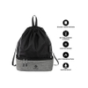 Gym Bag Drawstring Backpack with Insulated Lunch Compartment Wet and Dry Separation for Men Women Yoga Outdoor Swim