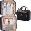 Hanging Travel Toiletry Bag Organizer, Large Makeup Cosmetic Case for Bathroom Shower Toiletry Bag