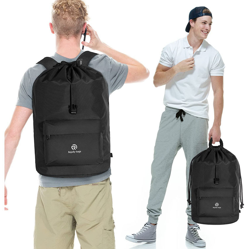 Drawstring Backpack, Beach Backpack Swim Bag Included Waterproof Dry Bag, String Bag Sackpack for Sport Gym Yoga Camping Vacation Bag