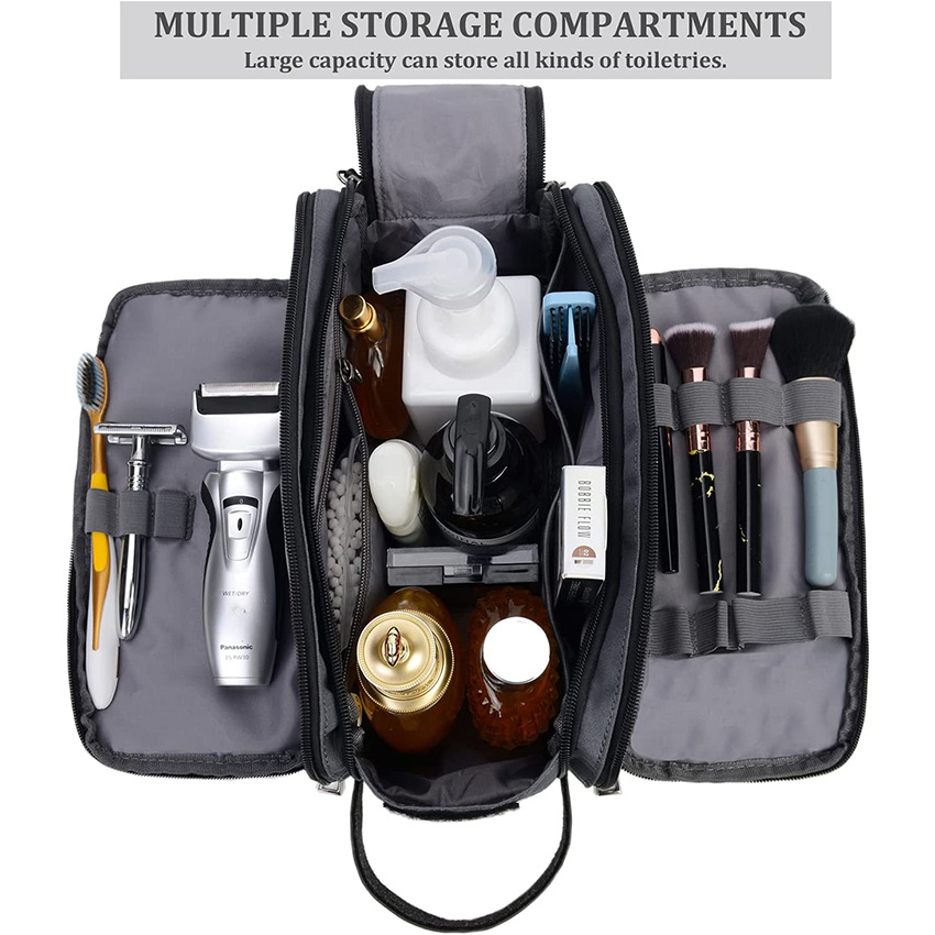 Mens Toiletry Bag Travel Toiletry Organizer Dopp Kit Water-Resistant Shaving Bag for Bathroom Toiletry Bag