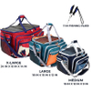 River Saltwater Resistant Fishing Tackle Bag, Heavy-Duty Tackle Box Organizer, Waterproof Non-Slip Bottom Fishing Rod Bags