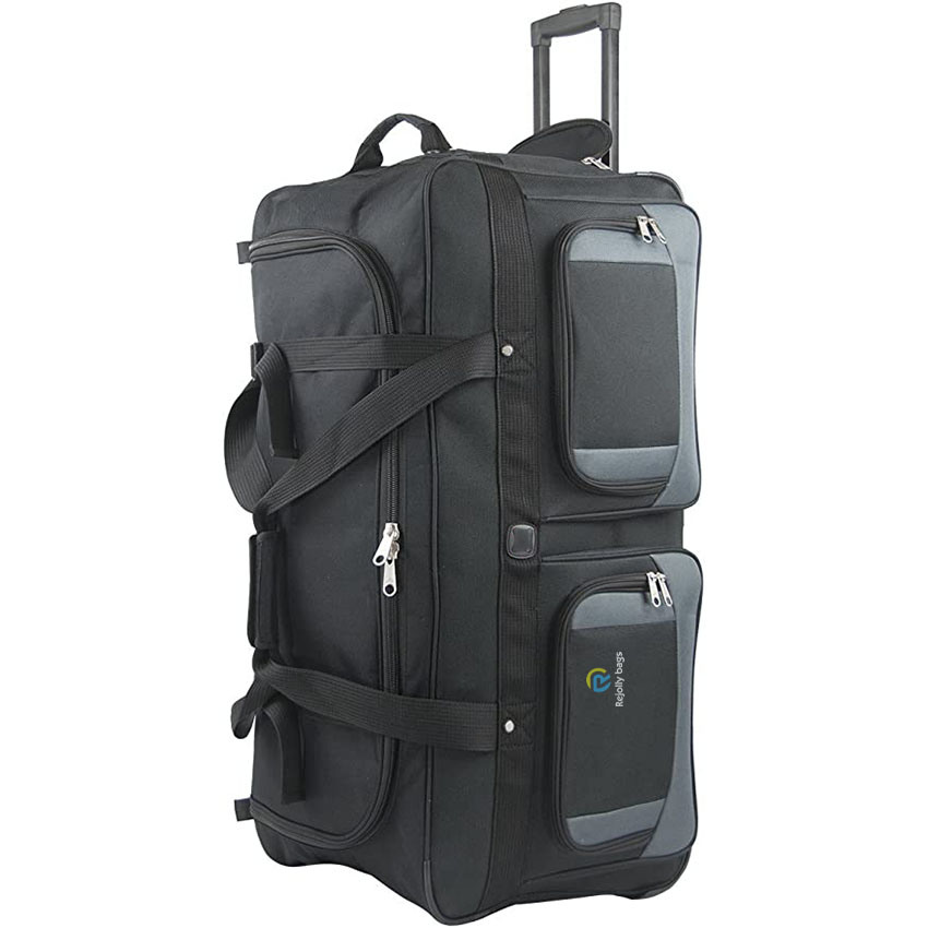 33 Inch Large Camping Duffle for Durable and Lightweight Travel Rolling Bag