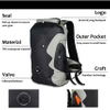 Waterproof Dry Bag Backpack 30L Lightweight TPU Floating Dry Sack for Kayaking Fishing Camping Boating Hiking Men Women with Padded Straps Breathing System