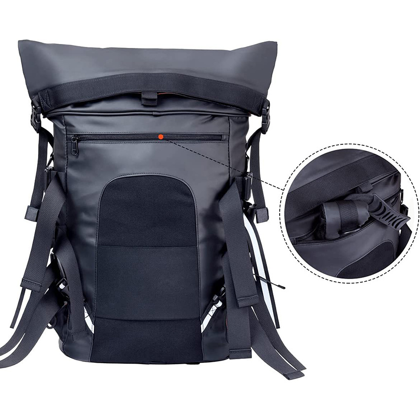 Motorcycle Backpack Expandable Expandable Motorcycle Travel Luggage Bag Motorcycle Bag