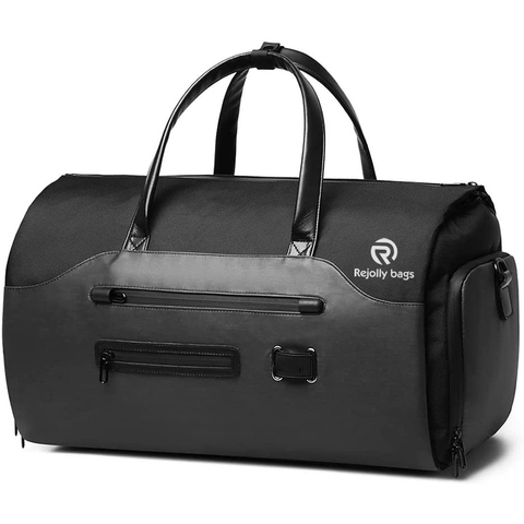 Large Water Resistant Weekender Bags Tote Duffle Bag with Shoe Compartment, Foldable Overnight Bag Luggage Suit Workout Duffel Bag