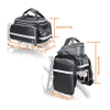 Bike Trunk Bag Extendable Large Capacity Saddle Pack Waterproof Bicycle Rear Rack Luggage Carrier Cycling