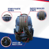 Trauma Backpack with Modular Pouch Design Oxygen Gear Bag for First Responders and Medics